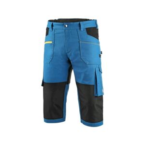 CXS STRETCH pánské 3/4 Kalhoty pracovní středně modrá/černá 64